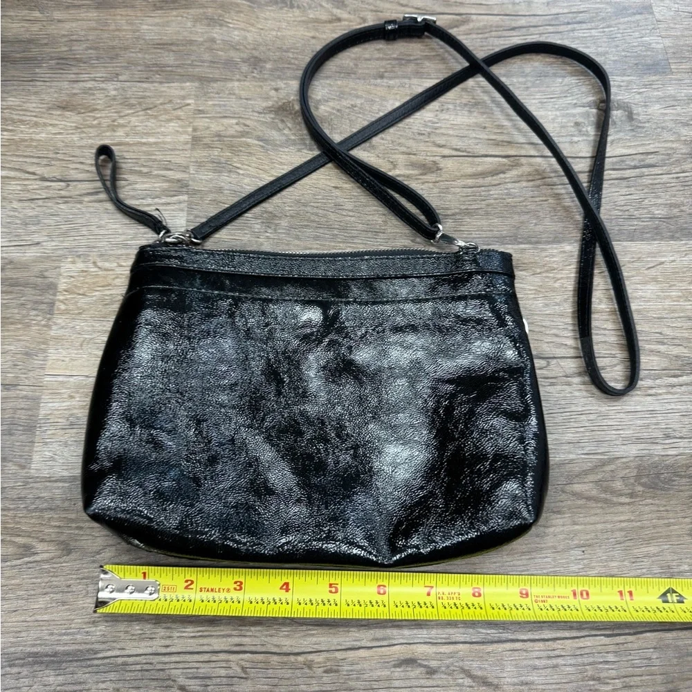 Brighton Black and Silver Crossbody Bag - Picture 2 of 3